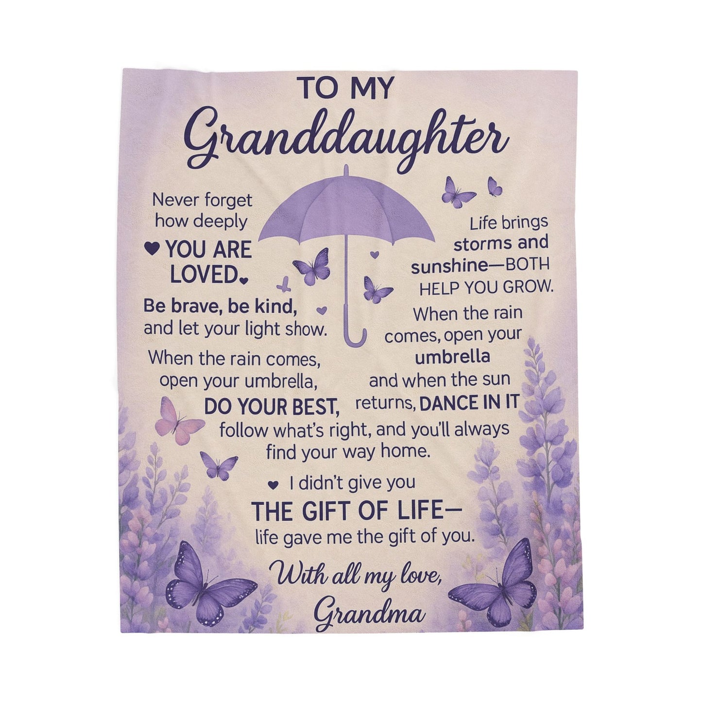 To My Granddaughter: A Warm Hug & Inspiring Words ❤️