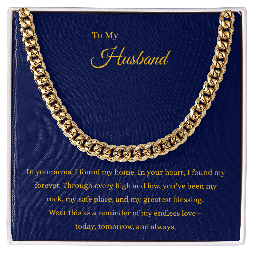 To My Husband: A Bold Cuban Chain & My Endless Love ❤️