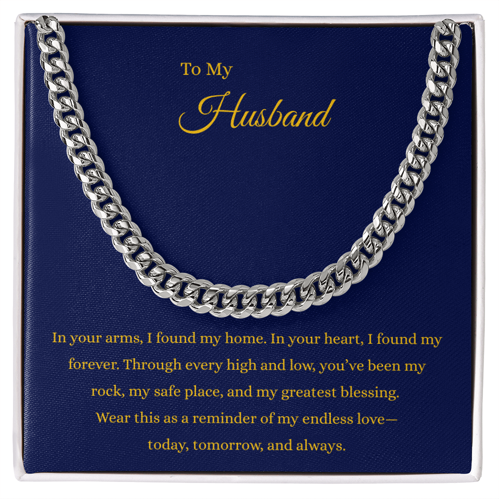 To My Husband: A Bold Cuban Chain & My Endless Love ❤️