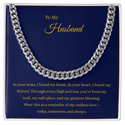 To My Husband: A Bold Cuban Chain & My Endless Love ❤️