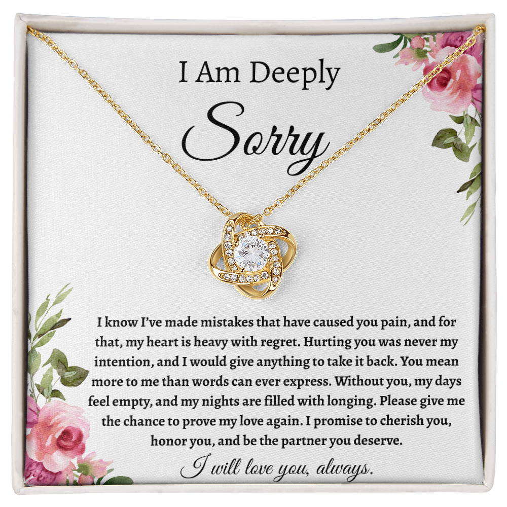 I'm Sorry Necklace: A Gift of Love & Forgiveness ❤️