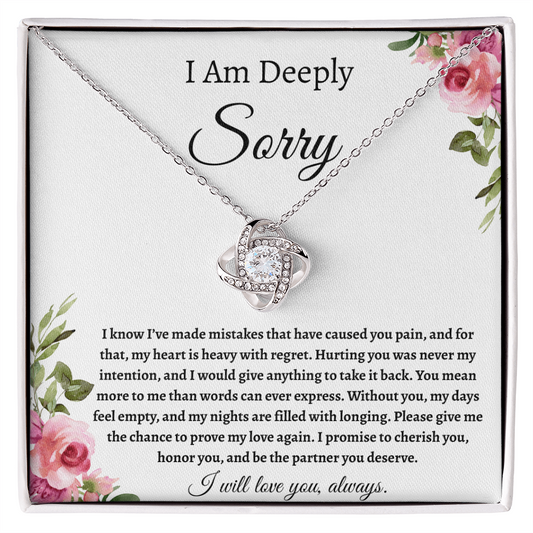 I'm Sorry Necklace: A Gift of Love & Forgiveness ❤️