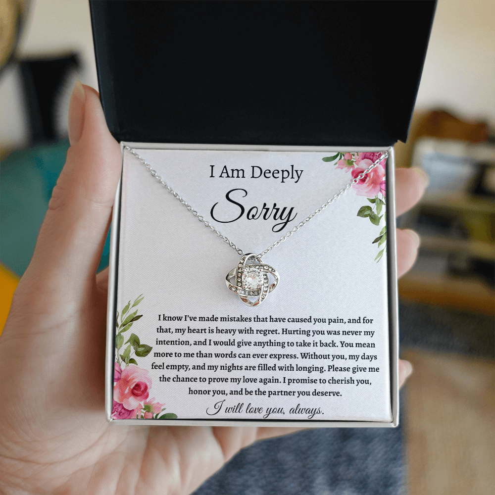 I'm Sorry Necklace: A Gift of Love & Forgiveness ❤️