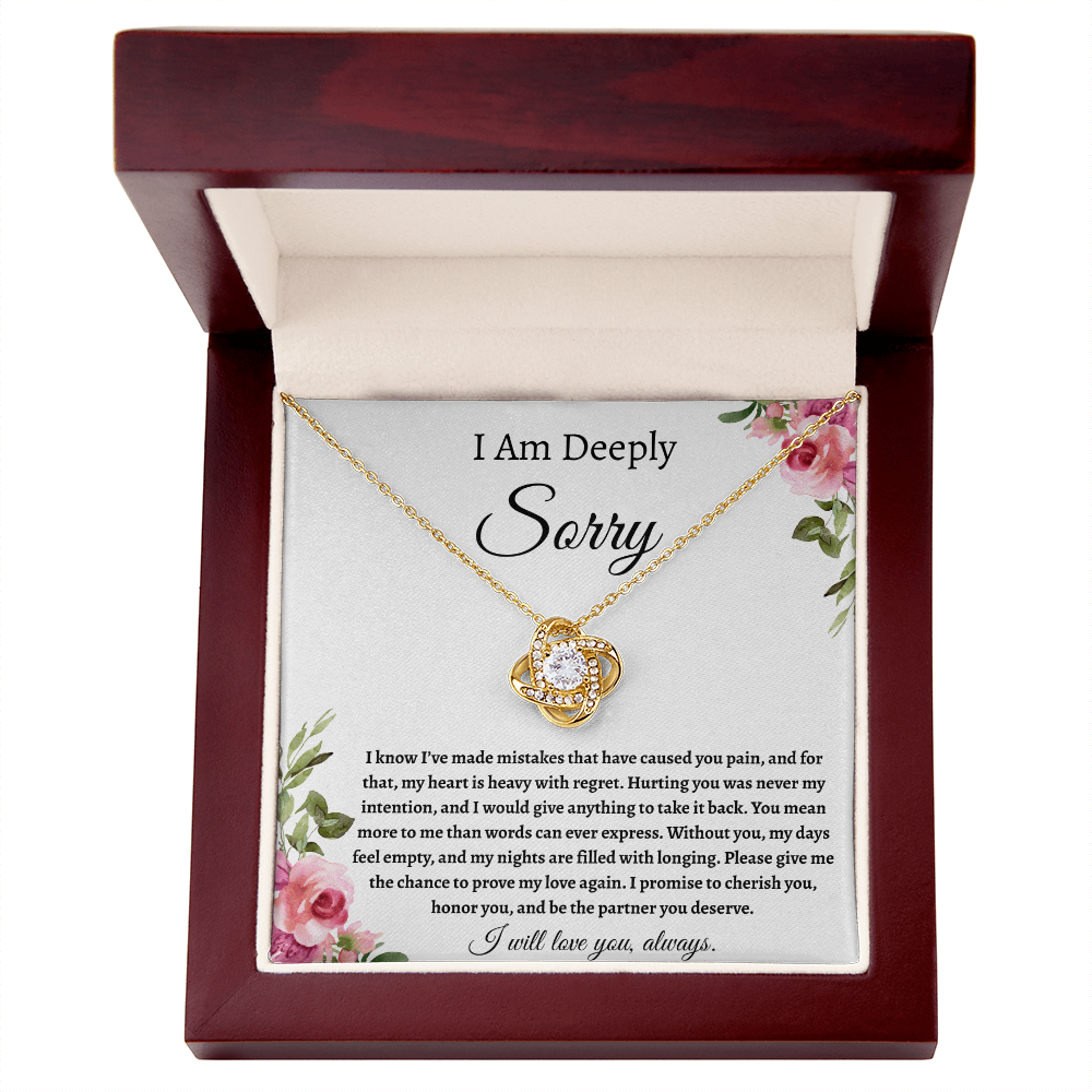 I'm Sorry Necklace: A Gift of Love & Forgiveness ❤️