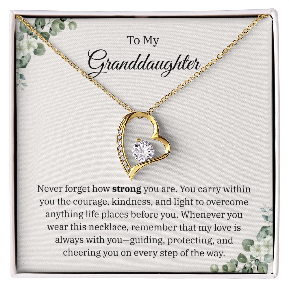 Granddaughter: A Necklace for Strength & Love ❤️