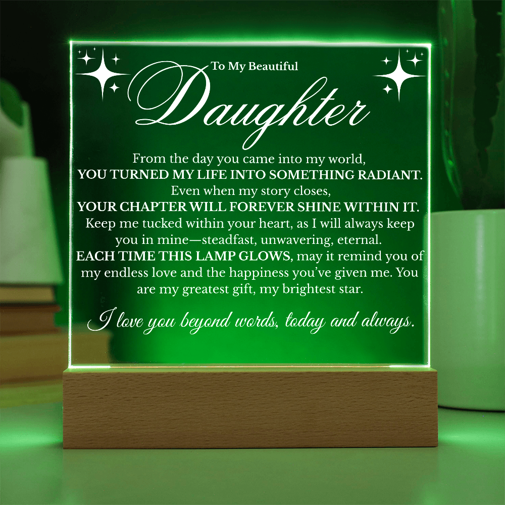 To My Beautiful Daughter: Light Up Her Life ✨
