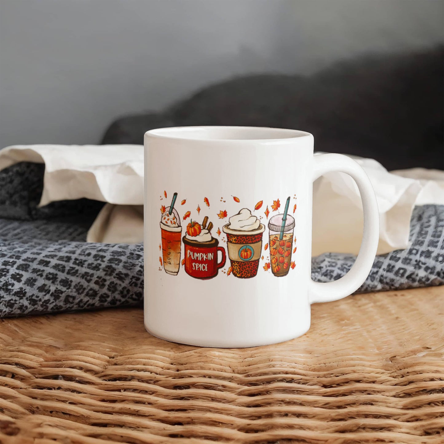 Pumpkin Spice | White Ceramic Mug