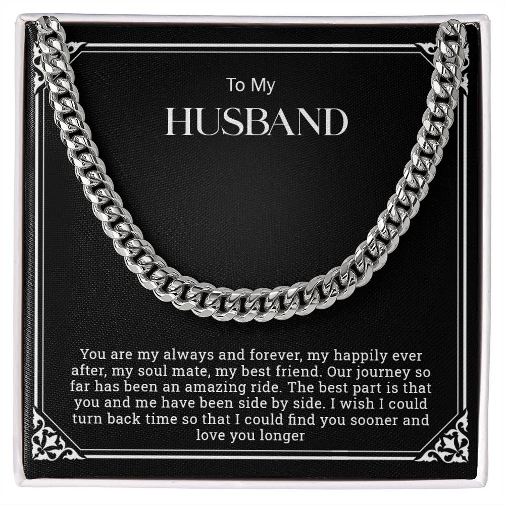 To My Husband | Cuban Link Chain