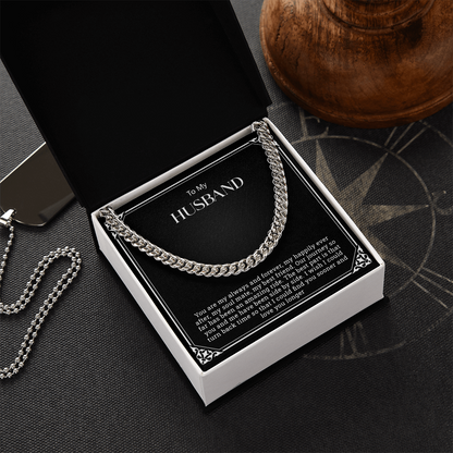 To My Husband | Cuban Link Chain