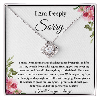 I'm Sorry Necklace: A Gift of Love & Forgiveness ❤️
