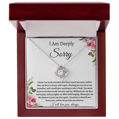 I'm Sorry Necklace: A Gift of Love & Forgiveness ❤️