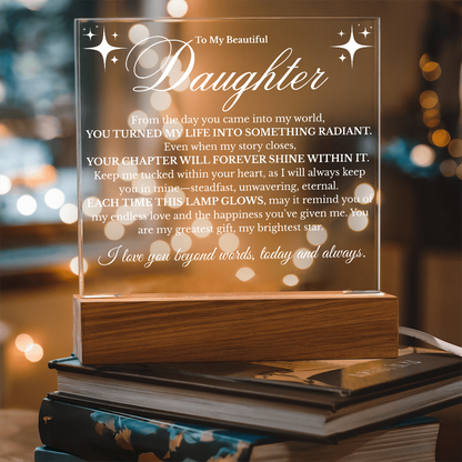 To My Beautiful Daughter: Light Up Her Life ✨