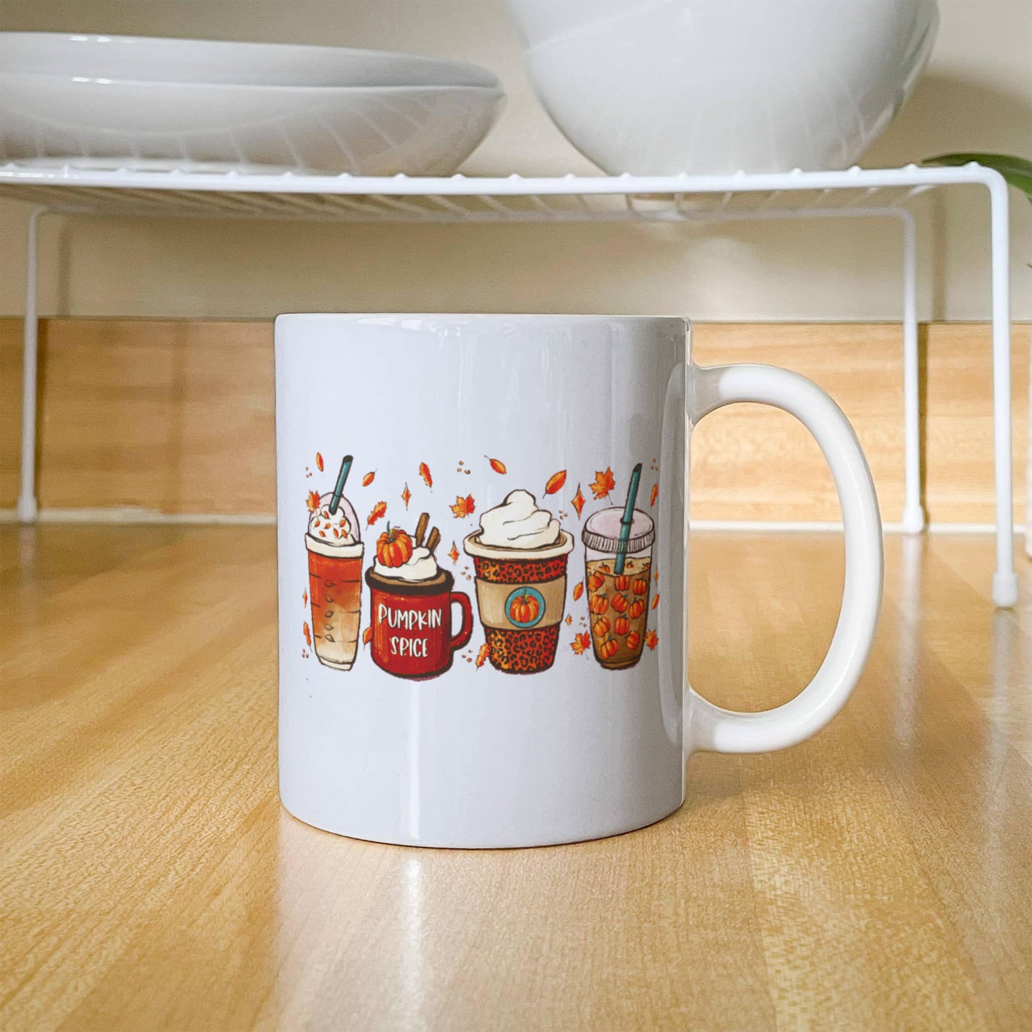 Pumpkin Spice | White Ceramic Mug